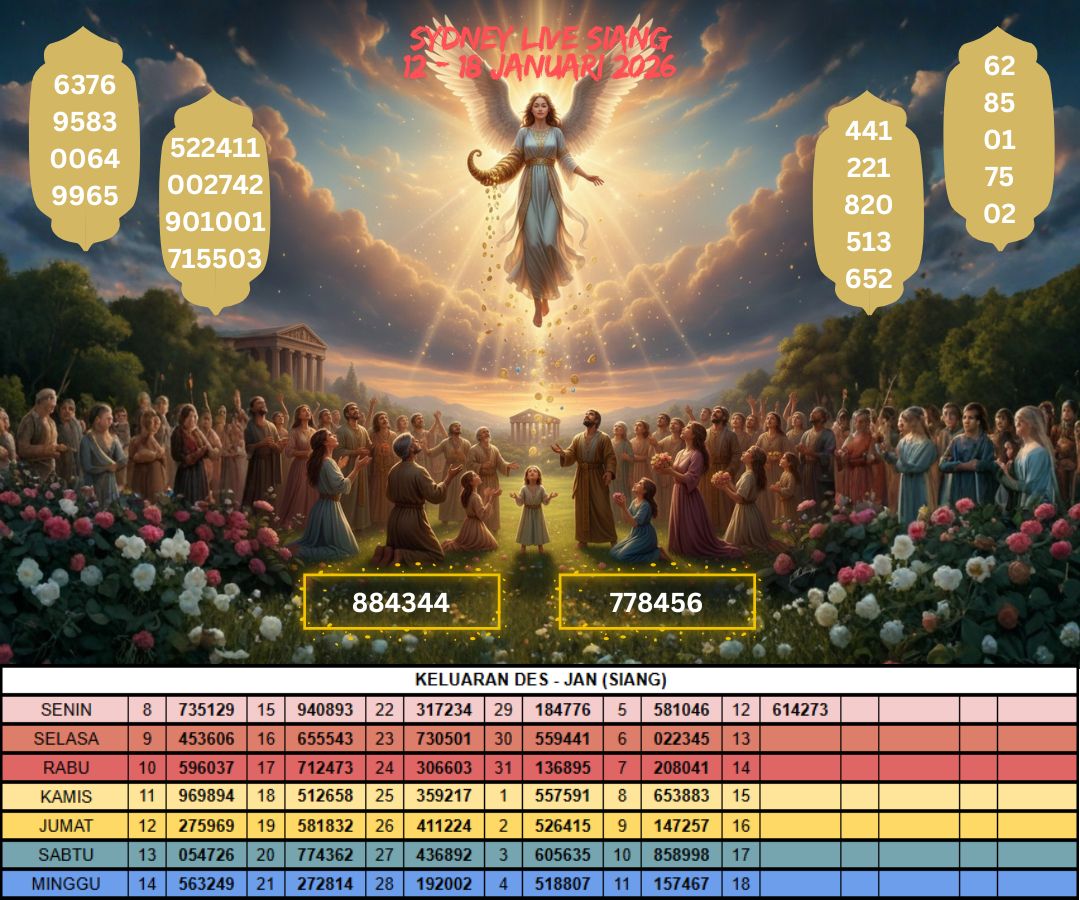 SYDNEY LIVE SIANG 12 - 18 JANUARI 2026